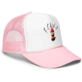 F-Caw F Hat Printed Trucker Cap,Funny Rooster Hats for Men, Good Selection of Chicken Themed Gifts, F-Caw F Cap in Saudi Arabia