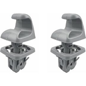 2 PCS Sun Visor Bracket Clips Holder for Toyota Camry 2007-2017, Corolla 2009-2019, Highlander 2008-2019, RAV4 2013-2018, Sun Visor Retainer OE# 74348-33040-B0 (Gray) in Kuwait
