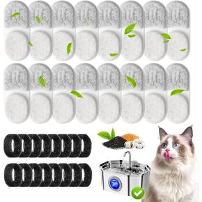 12 مرشحات استبدال حزمة ل Petlibro كبسولة الكلب نافورة المياه PLWF008 ، 6 أشهر مجموعة من المرشحات لموزعة مياه الكلاب ، تحتوي على 12 مرشحا و 12 إسفنجية ، نظام ترشيح 6 طبقات in Kuwait