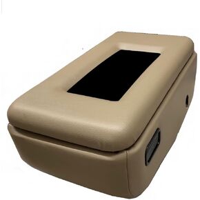 WILLY'S AUTO New Custom 1993-2004 Compatible with Ford Ranger Center Console lid with Phone Tray Vinyl (Gray) in Saudi Arabia