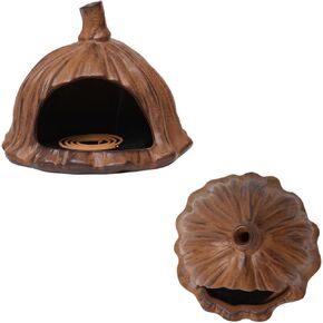 Gourd Incense Burner - Elegant Ceramic Smudge Bowl & Sage Holder for Spiritual Space Cleansing, Focused Meditation, Yoga Practice and Peaceful Home Ambiance in Saudi Arabia