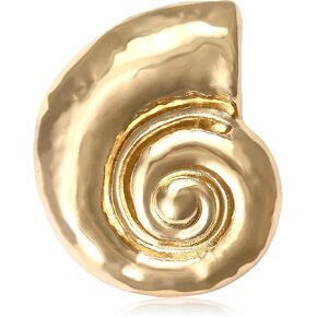 قذيفة محارة دبوس للنساء الذهب مكتنزة التلبيب بروش بوهو محارة دوامة دبوس فريد شاطئ البحر المحيط بروش العصرية الشاطئ مجوهرات اكسسوارات in Kuwait