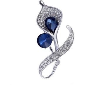 Elegant Flower Brooch Pins for Women，Pearl Rhinestone Floral Brooches Lapel Pins Scarf Shawl Costume Pin Hat Bag Suit Dress Accessories Boutonniere in Kuwait