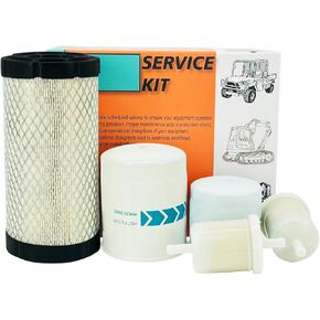 طقم صيانة الفلتر K1211-82320 HH150-32430 12581-43012 HHK20-36990 الهواء/الزيت/الوقود/Hyd مناسب لجرار K-bota BX22 BX23 BX25 BX1800 BX2660 BX2670 BX2350 BX2370 in Kuwait