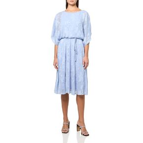 Jessica Howard Women's Boat Neck Dolman Sleeve Spring Midi Dress in Kuwait