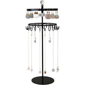 Double layered jewelry storage stand, earrings and necklaces storage in Saudi Arabia