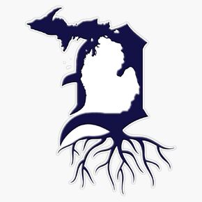 Michigan Detroit Roots Sticker Vinyl Decal Bumper Sticker 5" in Kuwait