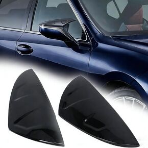 Rear View Side Mirror Covers Compatible with Lexus ES IS LS LC RC RCF UX 2017-2023, 2PCS Door Side Mirror Cover Cap (Glossy Black) in Kuwait