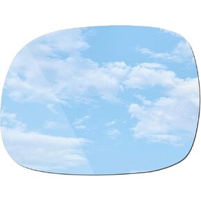 TOEMIRR Replacement Mirror Glass Driver Left Side fit for 2001-2007 Toyota Sequoia, 2000-2006 Toyota Tundra Tool-Free Installation with Adhesive Flat No Backing Plate in Kuwait