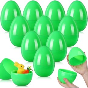 Hungdao 12 Pcs 6 Inch Giant Easter Eggs Plastic Easter Eggs Fillable Plastic Eggs Bulk Easter Toy for Filling Easter Candy, Easter Theme Party Favor, Easter Basket Stuffers, Crafts Party(White) in Kuwait