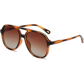 نظارات شمسية مستقطبة عصرية للنساء ذات جسر منخفض في السبعينيات، نظارات شمسية كبيرة الحجم للحماية من الأشعة فوق البنفسجية in Kuwait