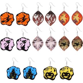 Taouzi Acrylic Earrings for Women Holiday Teardrop Dangle Earrings Set Holiday Jewelry Accessories for Women in Kuwait