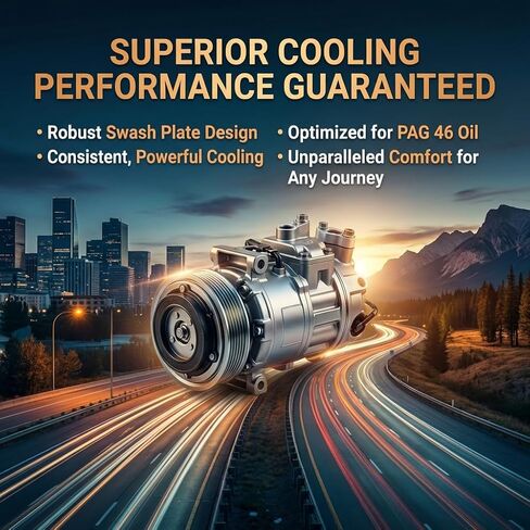 ضاغط مكيف الهواء CO30018C مع قابض لسيارة شيفروليه إكوينوكس 2012-2016، جي إم سي تيرين 2012-2016، تشيفي إمبالا 2012-2016 V6 3.0L 3.6L، بكرة 6 أخدود، يستبدل 23232322 in Kuwait