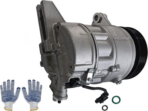 ضاغط مكيف الهواء CO30018C مع قابض لسيارة شيفروليه إكوينوكس 2012-2016، جي إم سي تيرين 2012-2016، تشيفي إمبالا 2012-2016 V6 3.0L 3.6L، بكرة 6 أخدود، يستبدل 23232322 in Kuwait