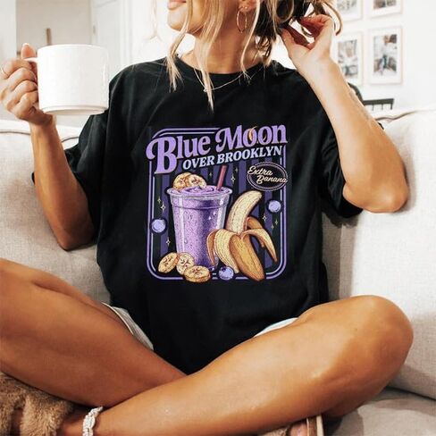 Blue Moon Over Brooklyn Funny T-Shirt TV Show Fan Shirt in Saudi Arabia