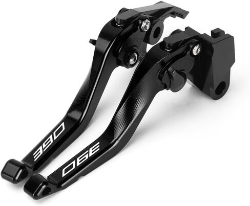أذرع فرامل قصيرة للدراجة النارية متوافقة مع 390 SMC R 2025 | مقابض أمامية أقصر مقابض 390SMC R 390 ملحقات SMCR (برتقالي) in Saudi Arabia