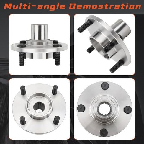 (Pair) DRIVESTAR 518510 Front Left/Right Wheel Hub Bearing for 2000-2007 2008 2009 2010 2011 Ford Focus 4 Lugs w/ABS in Saudi Arabia