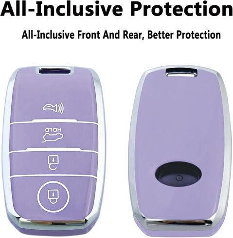 Key Fob Cover Case Compatible with Kia Forte Forte Koup NIRO Optima Rio Sorento Soul Sportage Accessories Shell in Saudi Arabia