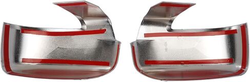 1 Pair Chrome Mirror Cover Caps Top Half Left & Right fits Ram Classic 2009-2018 and Ram 1500 1500 2019-2024 Plated With Turn Signal Cut-Outs in Kuwait
