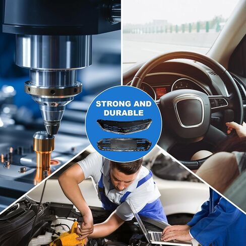 2 قطعة الشبكة الأمامية العلوية والسفلية مع حواف من الكروم متوافقة مع 2016-2018 شيفروليه كروز 1.4L 1.6L 1.8L in Kuwait