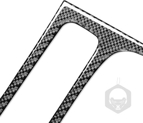 Real Carbon Fiber Central Dashboard AC Control Button Radio CD Panel Temperature Control Frame Sticker Set Compatible with Ram 1500 2500 3500 2013 2014 2015 Auto Interior Accessories Black 9pcs in Saudi Arabia
