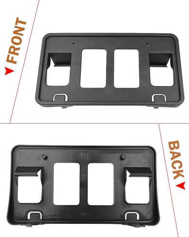 Front License Plate Frame Compatible with 2004 2005 Ford F150 Front Bumper License Plate Holder Mounting Bracket Cover Replace # 4L3Z17A385AAA FO1068121 in Saudi Arabia