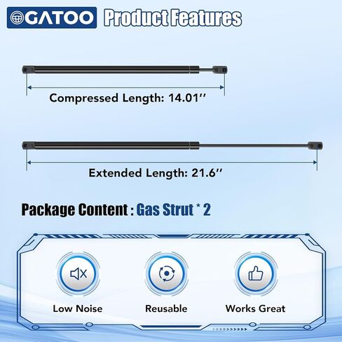 Rear Window Glass Lift Supports Strut Shock Fit for GMC Envoy Chevy Trailblazer 2002 2003 2004 2005 2006 2007 2008 2009, Buick Rainier Isuzu Ascender 04-08, Oldsmobile Bravada 02-04, Saab 9-7x 05-09 in Saudi Arabia