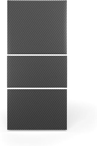 LUCKEASY 3PCS Centre Console Protective Pads for Tesla Model Y Juniper & Model 3 Highland 2025 2026 Accessories Centre Console Protector Cover Liners Carbon Fibre Pattern Black in Kuwait