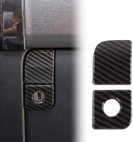 Voodola for 4runner Co-Pilot مفتاح تخزين الركاب مناسب لسيارة Toyota 4runner SUV 2010-2019 (حبوب ألياف الكربون) in Saudi Arabia