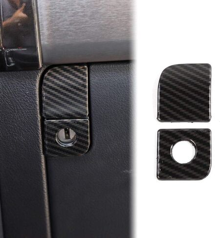 Voodola for 4runner Co-Pilot مفتاح تخزين الركاب مناسب لسيارة Toyota 4runner SUV 2010-2019 (حبوب ألياف الكربون) in Saudi Arabia