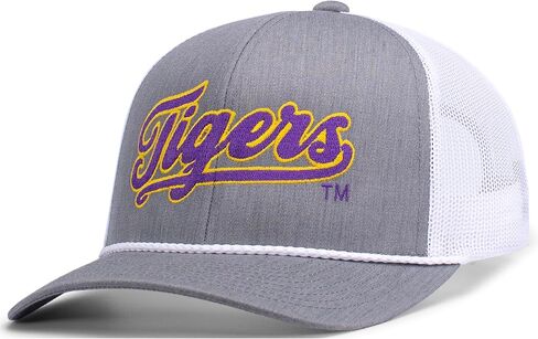 Pacific Headwear Standard NCAA Men's Trucker Snapback Braid Cap, Main in Kuwait