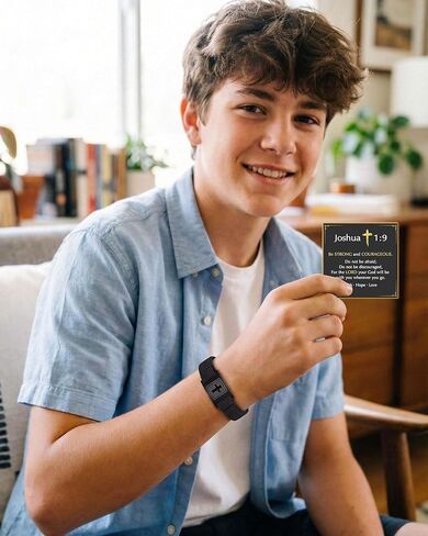 Adjustable Elastic Mens Cross Bracelet Easter Christmas Christian Baptism Birthday Faith Gifts for Boys in Kuwait