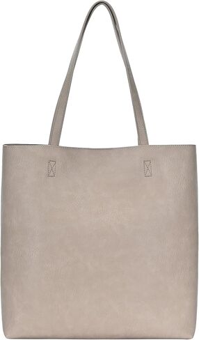 العلامات التجارية MMS Antik Kraft Olivia Tote | حقيبة يد من الجلد النباتي للنساء، حقيبة كتف بمقبض علوي | 14.5 طول × 4.5 عرض × 14.5 ارتفاع in Kuwait
