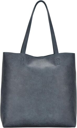 العلامات التجارية MMS Antik Kraft Olivia Tote | حقيبة يد من الجلد النباتي للنساء، حقيبة كتف بمقبض علوي | 14.5 طول × 4.5 عرض × 14.5 ارتفاع in Kuwait
