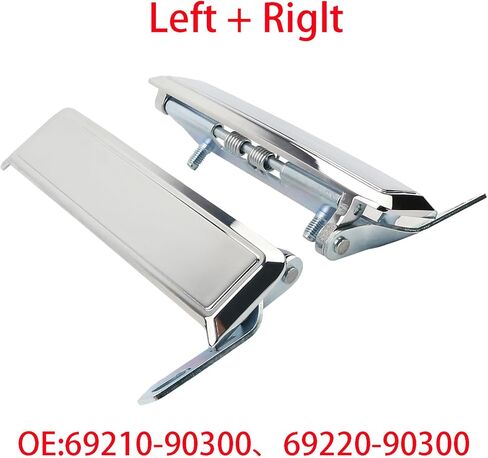 2PCS Exterior Chrome Door Handles Compatible with Toyota Land Cruiser FJ40 BJ40 BJ42 FJ45 HJ45 HJ47 1974-1984,Rustproof Left Right Metal Exterior Door Handles,OE 69210-90300, 69220-90300 in Kuwait