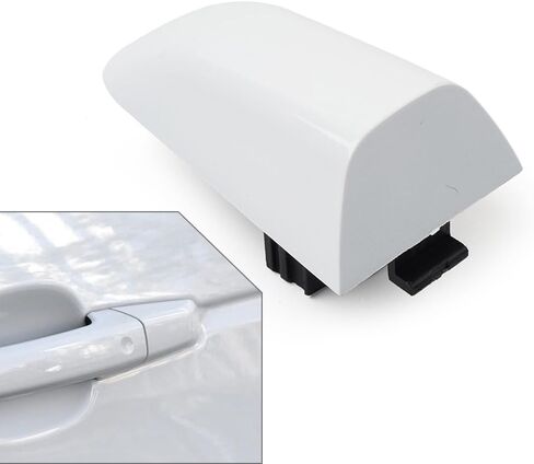 Cnkaka036 1pc ABS Handle Lock Exterior Door Cover Cap Bezel LR025406 LR048298 White for Range Rover Evoque L538 2011-22 Sport 2013-22 For Jaguar XE X760 XF X260 Auto in Kuwait