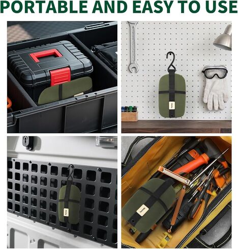 أكياس تخزين صغيرة بأشرطة السقاطة، وأكياس تنظيم تخزين الحبل المطاطي (عبوة من 3 قطع)، وحقيبة مقاومة للتشابك لأشرطة السقاطة، وحبال البنجي وحبال السحب، والشاحنة المثالية، ومنظم المركبات الترفيهية وصناديق الأدوات in Kuwait