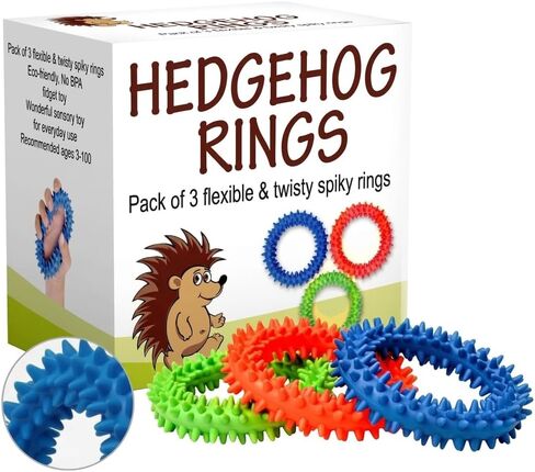 اختر حلقة حسية وعصبة Toy 3 ، حلقات مطاطية ناعمة ومرنة مع مسامير ، أساور ألعاب حسية جذابة وتهدئة للأطفال والشباب والبالغين in Kuwait