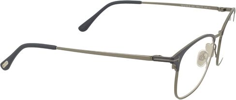 نظارات توم فورد FT 5750 -B 091 أزرق مطفي، روثينيوم داكن لامع، شعار "t" / in Saudi Arabia
