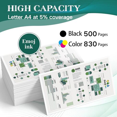 خراطيش حبر معاد تصنيعها لخراطيش حبر Epson 312XL لـ T312 T312XL لـ Expression Photo XP-8500 XP-8600 XP-8700 (6 عبوات، 1 أسود، 1 سماوي، 1 أرجواني، 1 أصفر، 1 سماوي فاتح، 1 أرجواني فاتح) in Kuwait