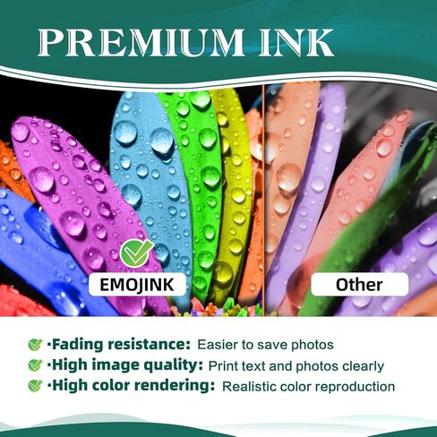 خراطيش حبر معاد تصنيعها لخراطيش حبر Epson 312XL لـ T312 T312XL لـ Expression Photo XP-8500 XP-8600 XP-8700 (6 عبوات، 1 أسود، 1 سماوي، 1 أرجواني، 1 أصفر، 1 سماوي فاتح، 1 أرجواني فاتح) in Kuwait