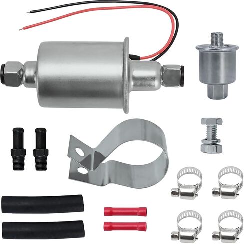 E8012S Inline Fuel Pump Universal Electric 12V Low Pressure Fuel Pump 5-9 PSI for Carburetor Lawn Mower Transfer Pump Replace FD0002, P60430, EP12S, 6414671 in Saudi Arabia