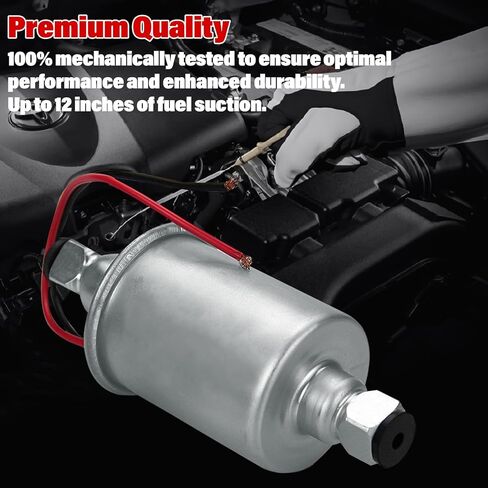 E8012S Inline Fuel Pump Universal Electric 12V Low Pressure Fuel Pump 5-9 PSI for Carburetor Lawn Mower Transfer Pump Replace FD0002, P60430, EP12S, 6414671 in Saudi Arabia