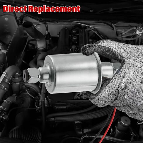 E8012S Inline Fuel Pump Universal Electric 12V Low Pressure Fuel Pump 5-9 PSI for Carburetor Lawn Mower Transfer Pump Replace FD0002, P60430, EP12S, 6414671 in Saudi Arabia