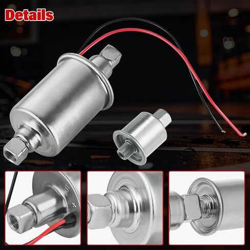 E8012S Inline Fuel Pump Universal Electric 12V Low Pressure Fuel Pump 5-9 PSI for Carburetor Lawn Mower Transfer Pump Replace FD0002, P60430, EP12S, 6414671 in Saudi Arabia