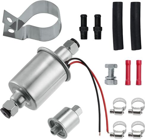 E8012S Inline Fuel Pump Universal Electric 12V Low Pressure Fuel Pump 5-9 PSI for Carburetor Lawn Mower Transfer Pump Replace FD0002, P60430, EP12S, 6414671 in Saudi Arabia