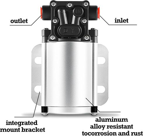 12 Volt Electric Fuel Transfer Pump, High Efficiency Fuel Transfer Pump Kit, Self-priming Liquids Diesel Kerosene Gasoline Water Transfer Pumps with Filter Cartridge in Saudi Arabia
