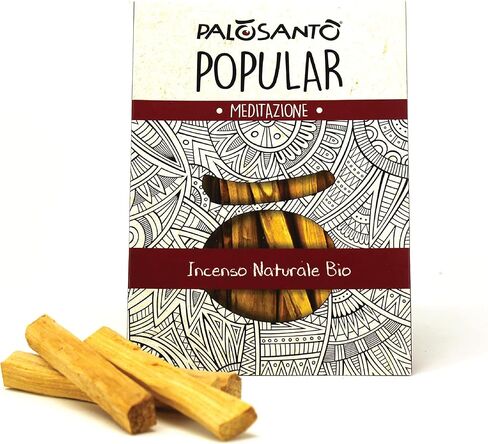 بالوسانتو - أعواد بخور بالو سانتو للتأمل وتخفيف التوتر - 13 عبوة - أعواد تلطيخ طبيعية لتنظيف الطاقة السلبية والاسترخاء المنزلي - أعواد بالو سانتو العضوية منتجات بيرو in Kuwait