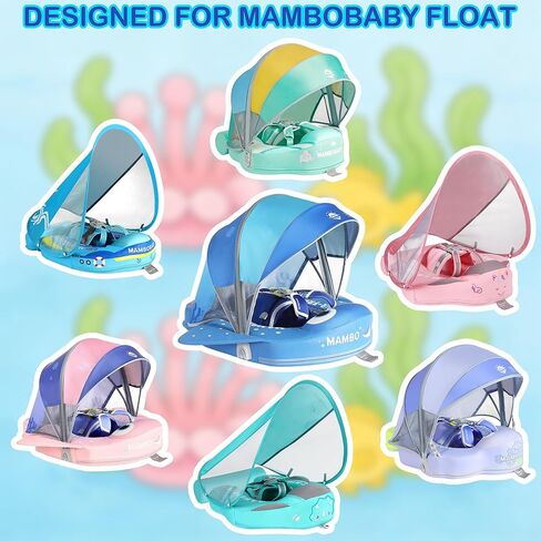 حقيبة تخزين عائمة للسباحة من مامبوبيبي، حقيبة ظهر شبكية برباط لطفو السباحة للأطفال، حقيبة حمل خفيفة الوزن محمولة للسباحة لحمام السباحة والشاطئ in Kuwait