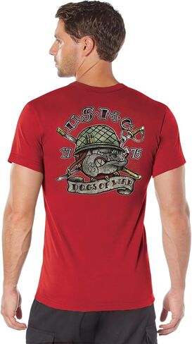 Rothco USMC Dogs of War T-Shirt – Printed United States Marine Corps Graphic Tee in Saudi Arabia
